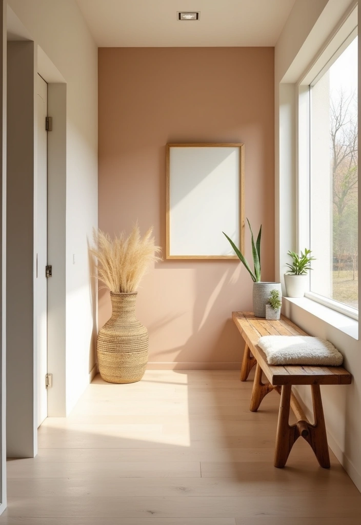 20 Boho Hallway Design Ideas - 20. Minimalist Boho