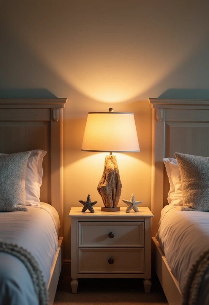 20 Coastal Bedroom Ideas: Transform Your Space into a Beachy Retreat - 15. Coastal Lighting