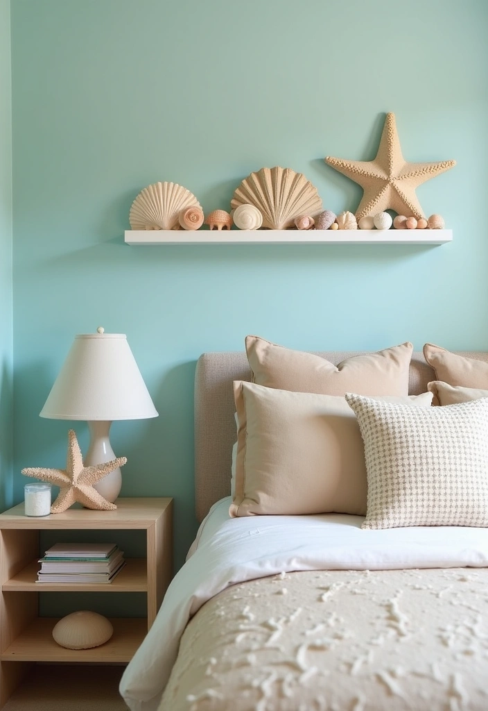 20 Coastal Bedroom Ideas: Transform Your Space into a Beachy Retreat - 6. Beach-Themed Decor