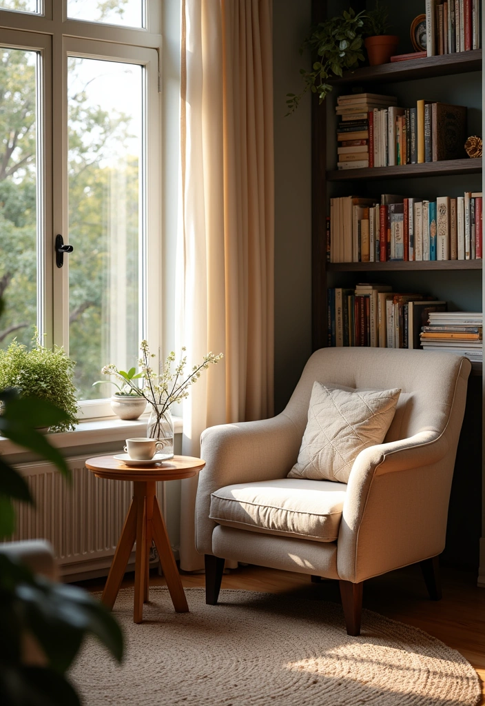 20 Inspiring Japanese Home Office Designs - 11. Cozy Reading Nooks