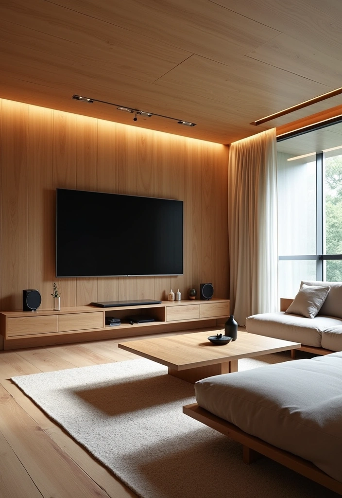 20 Japanese Living Room Ideas: Embrace Tranquility and Elegance - 10. Incorporation of Technology