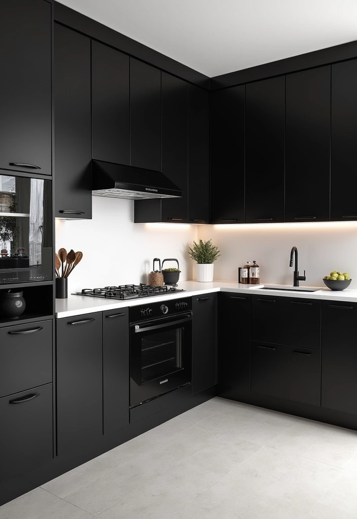 20 Kitchen Inspirations Ideas to Transform Your Home - 11. Elegant Monochrome