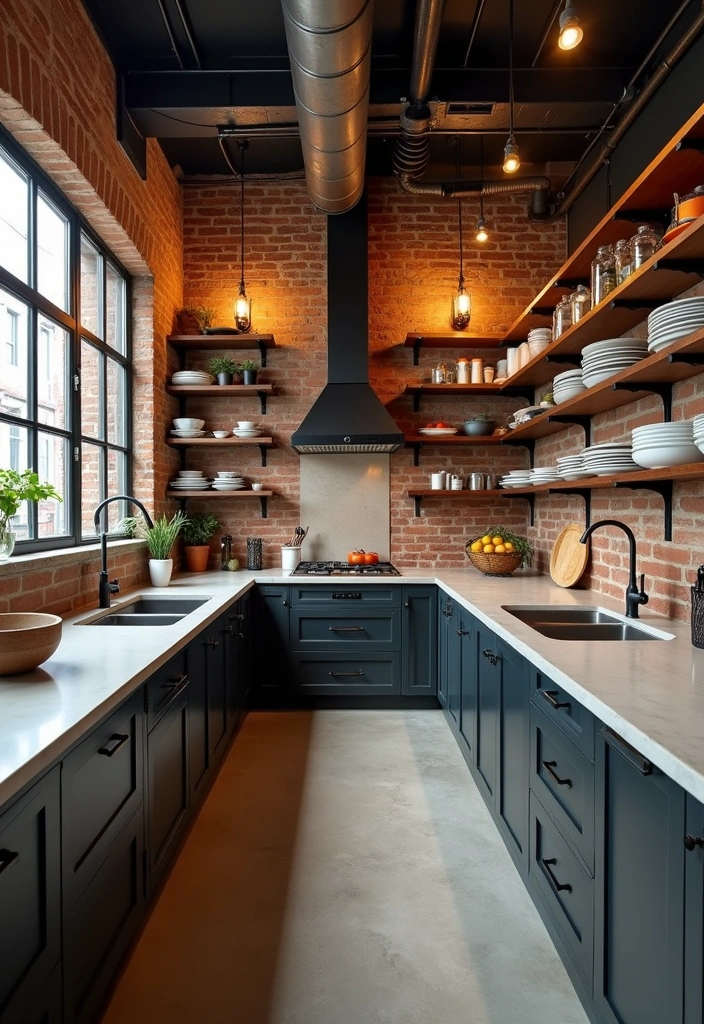 20 Kitchen Inspirations Ideas to Transform Your Home - 4. Chic Industrial