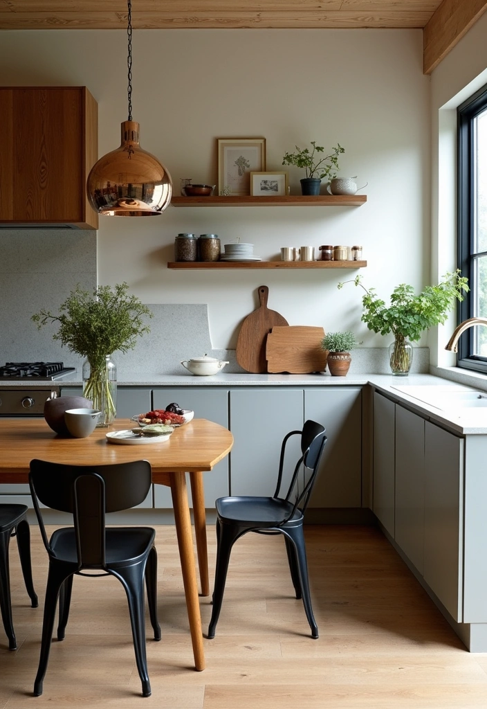 20 Mid Century Modern Kitchen Ideas - 19. Layered Textures