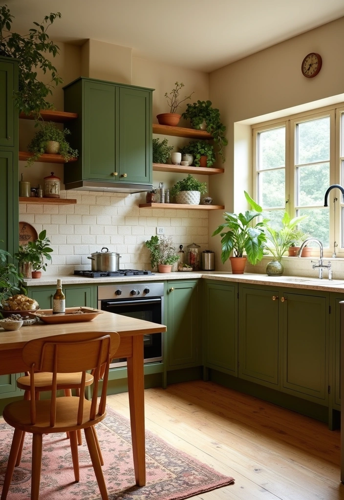 20 Mid Century Modern Kitchen Ideas - 8. Earthy Color Palettes