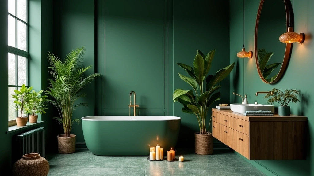 20 Moody Dark Green Bathroom Ideas