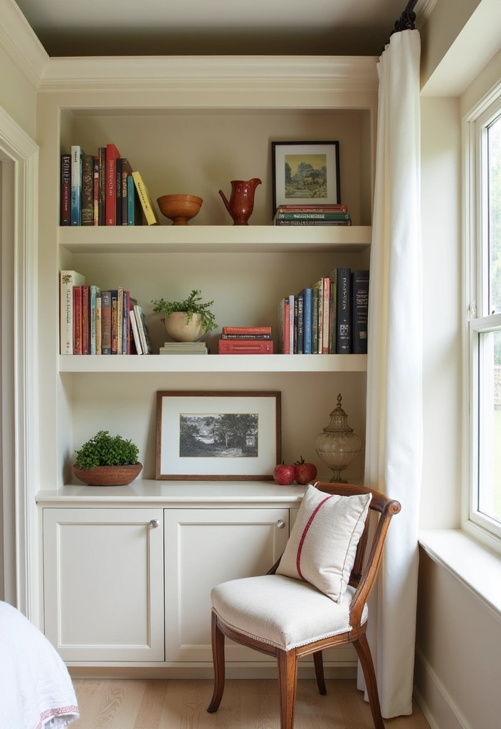 20 Small Home Interior Design Ideas to Maximize Space and Style - 11. Opt for Built-In Storage