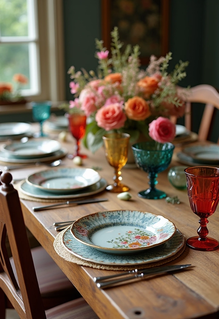 21 Best 70s Dining Room Design Ideas - 20. Artistic Table Settings