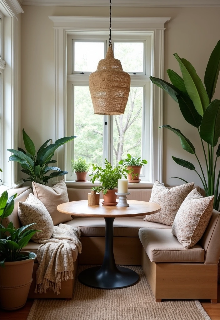 21 Best 70s Dining Room Design Ideas - 21. Cozy Nook Spaces