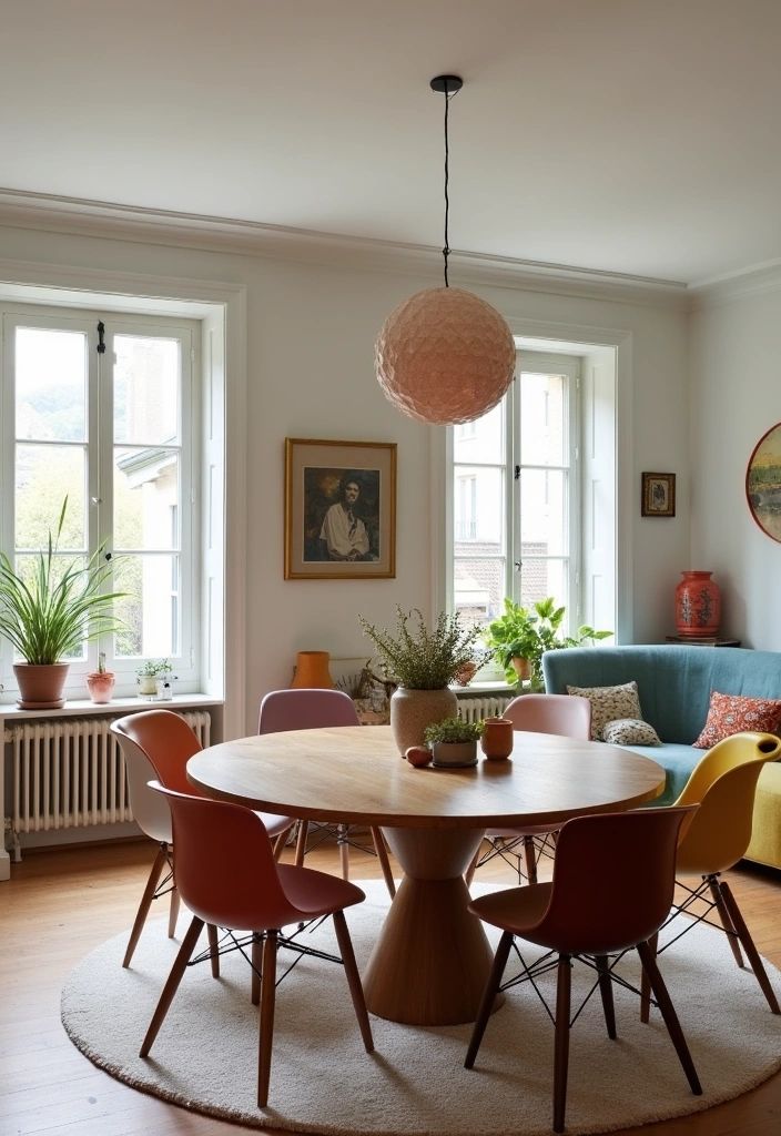 21 Best 70s Dining Room Design Ideas - 4. Funky Furniture Choices