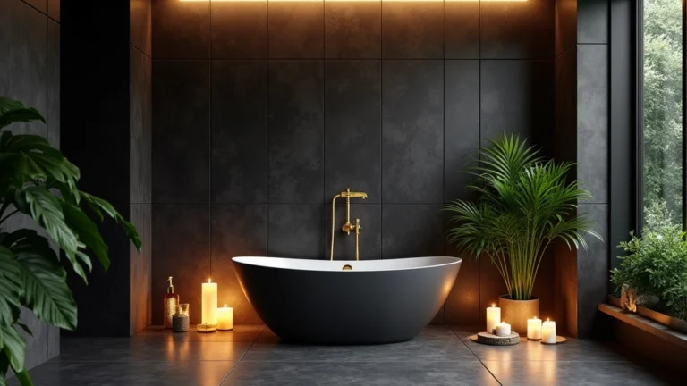 21 Dark Bathroom Design Ideas