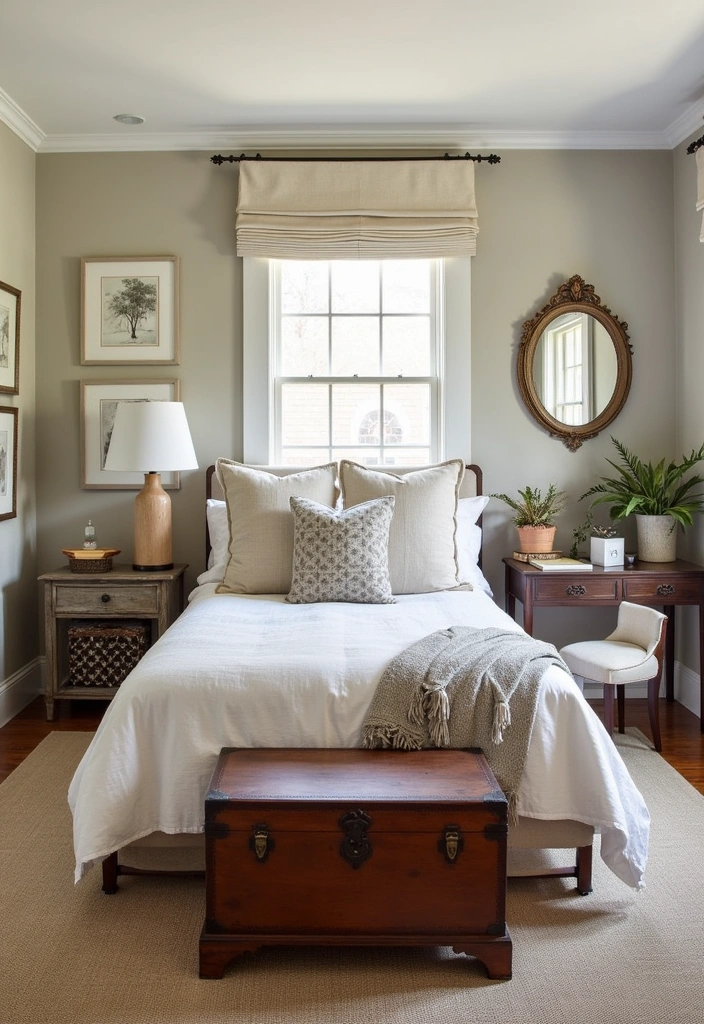 21 Modern Victorian Bedroom Ideas - 10. Antique Finds