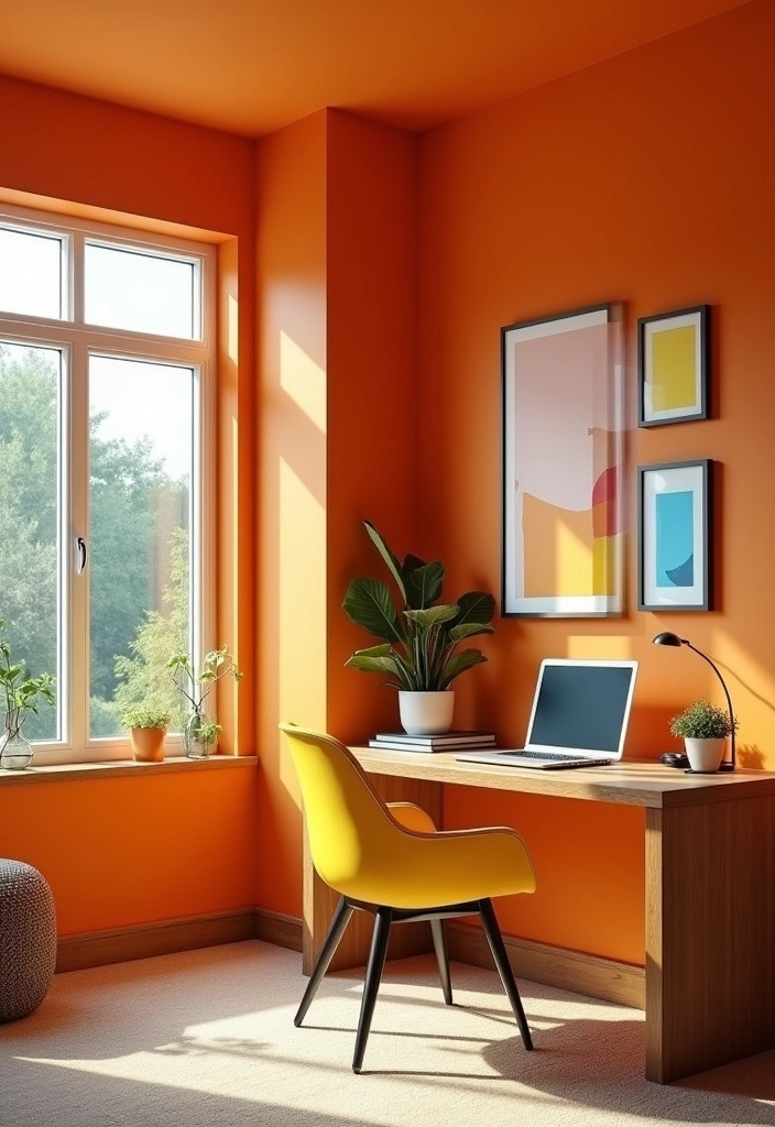 21 Nostalgic 70s Home Office Ideas - 1. Groovy Color Palettes