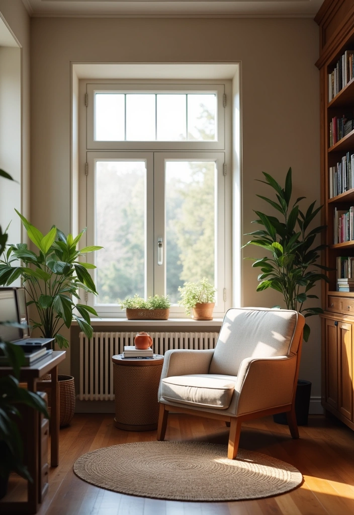 21 Nostalgic 70s Home Office Ideas - 17. Cozy Nooks