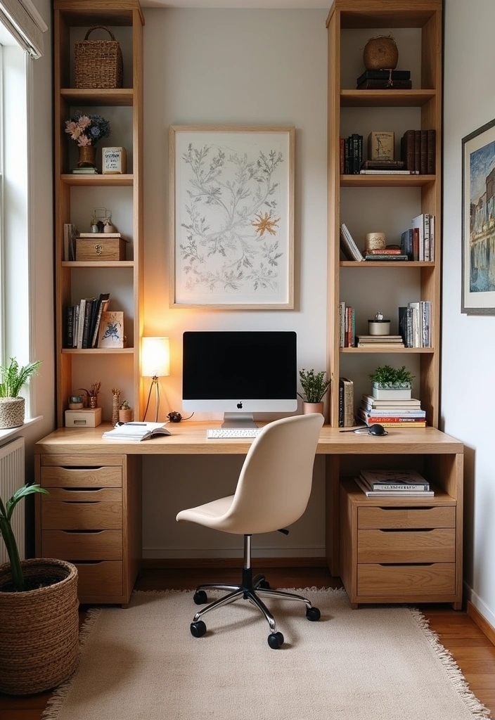 21 Nostalgic 70s Home Office Ideas - 20. Creative Workspace Layouts