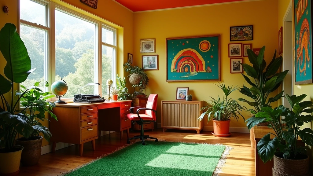 21 Nostalgic 70s Home Office Ideas