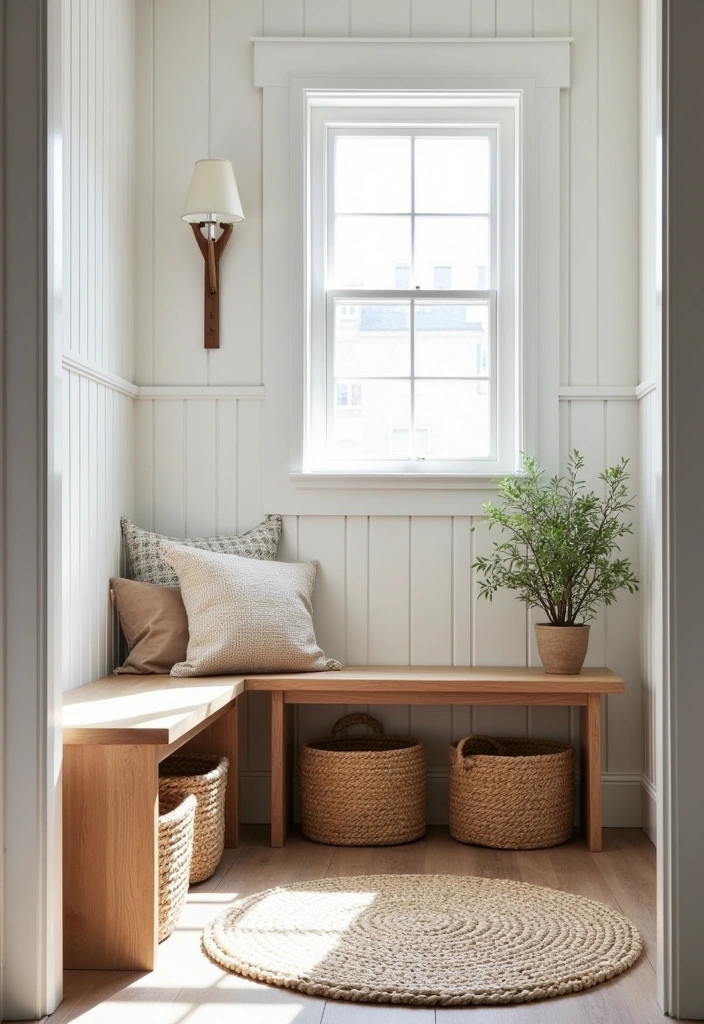 21 Revitalizing Scandinavian Mudrooms Ideas - 1. Light and Airy Aesthetic