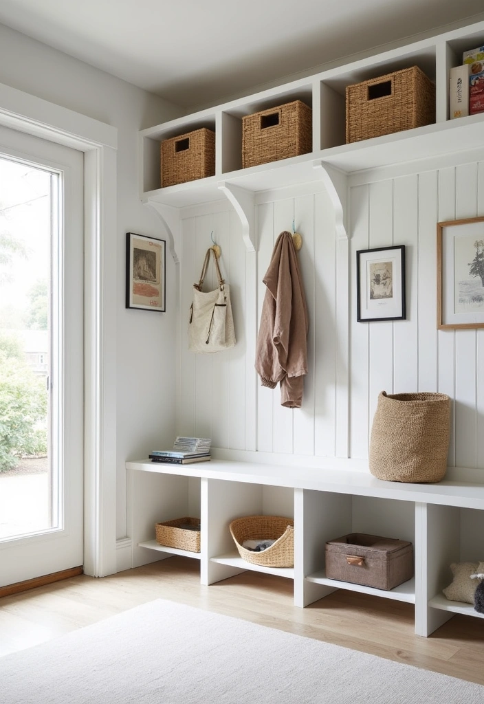 21 Revitalizing Scandinavian Mudrooms Ideas - 20. Customizable Decor