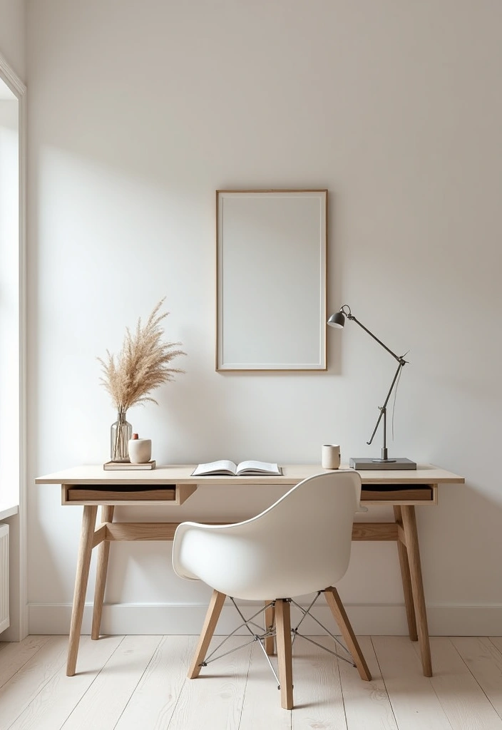 21 Spanish Home Office Ideas - 11. Minimalist Spanish Style