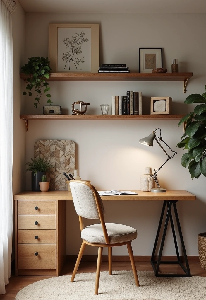 21 Spanish Home Office Ideas - 16. Natural Materials