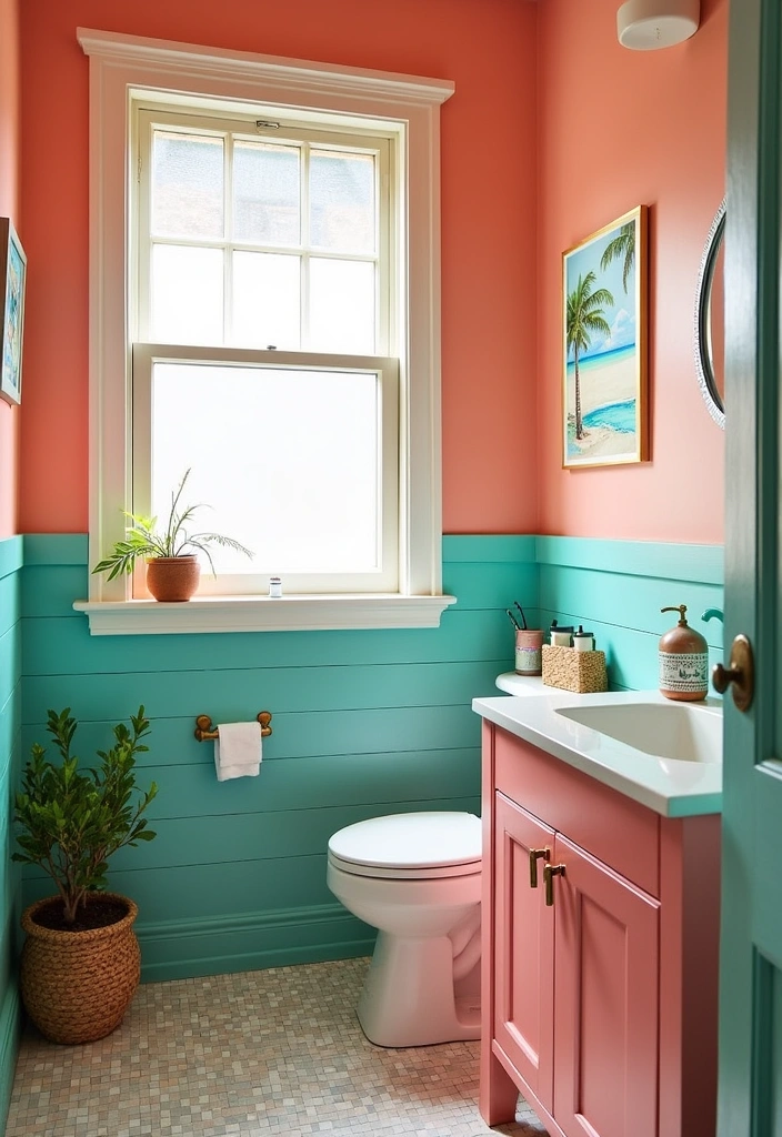 22 Beautiful Coastal Bathroom Ideas - 22. Beach Hut Vibes