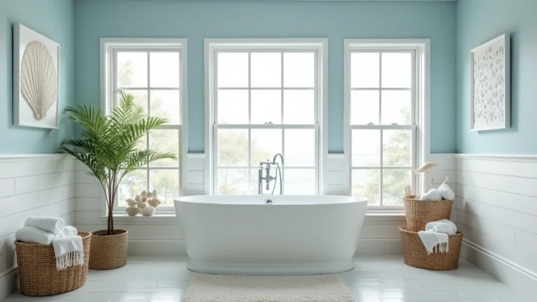 22 Beautiful Coastal Bathroom Ideas