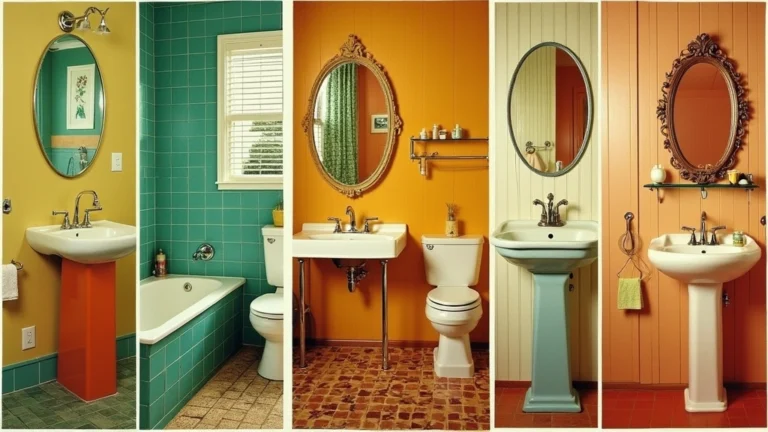 22 Cute 70s Bathroom Ideas