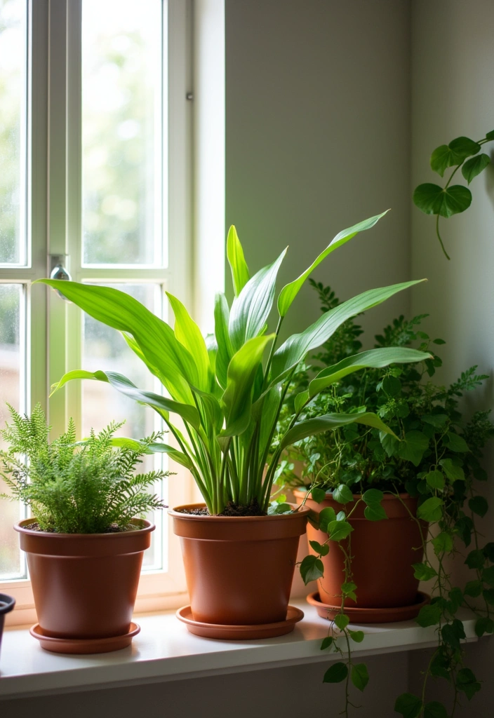 22 Earthy Entryway Design Ideas - 3. Greenery Galore