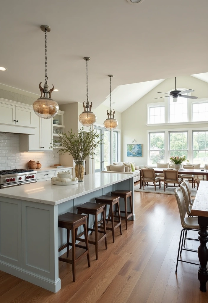 22 Farmhouse Kitchen Ideas to Inspire Your Cozy Space - 17. Open Concept Design