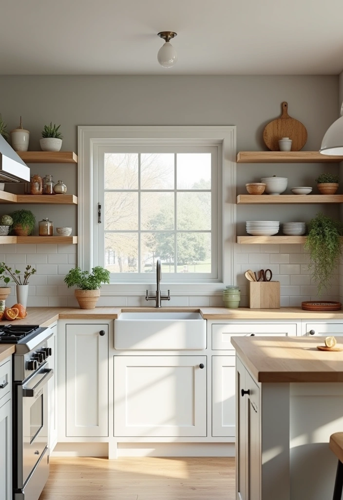 22 Farmhouse Kitchen Ideas to Inspire Your Cozy Space - 6. Neutral Color Palette