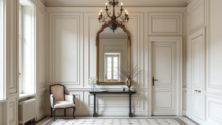 22 French Parisian Hallway Panelling Decor Ideas