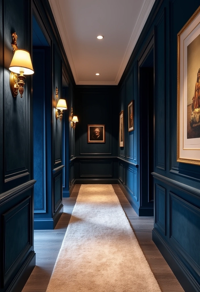 22 Hallway Panelling Ideas to Transform Your Space - 10. Elegant Fabric Panels