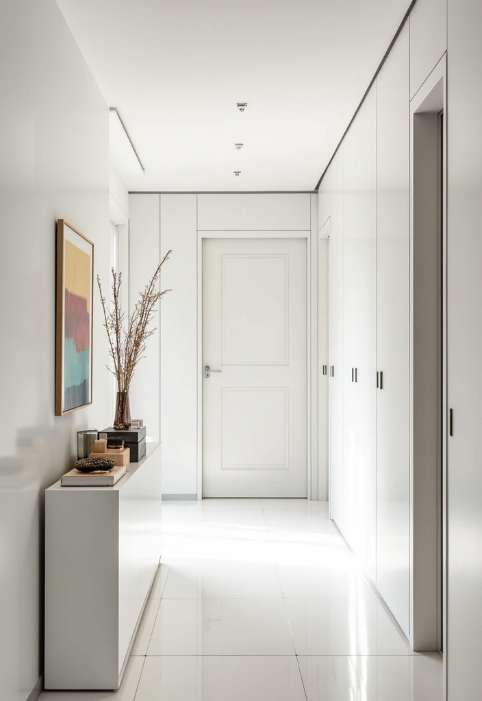 22 Hallway Panelling Ideas to Transform Your Space - 15. Glossy Finishes