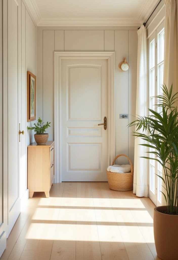 22 Hallway Panelling Ideas to Transform Your Space - 17. Light and Airy Panels