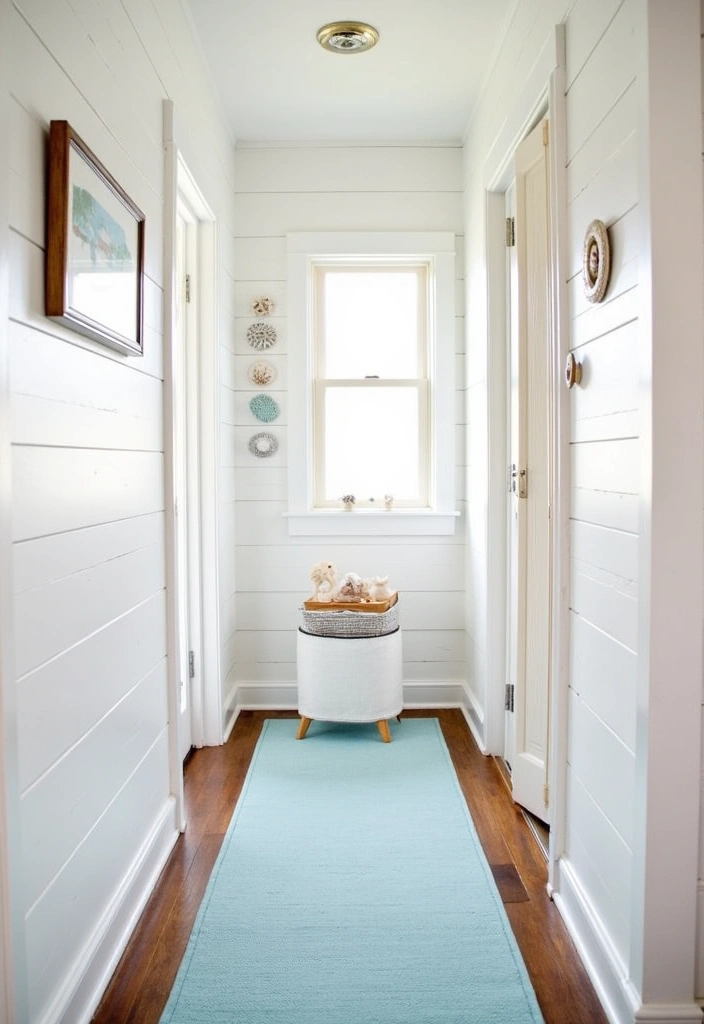 22 Hallway Panelling Ideas to Transform Your Space - 3. Shiplap for a Coastal Vibe