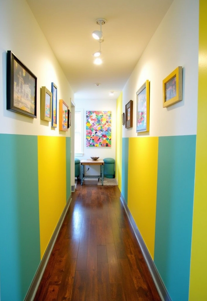 22 Hallway Panelling Ideas to Transform Your Space - 5. Painted Accent Panels