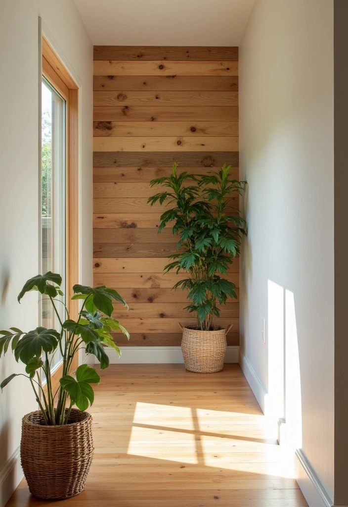 22 Japandi Hallway Design Ideas - 2. Natural Materials