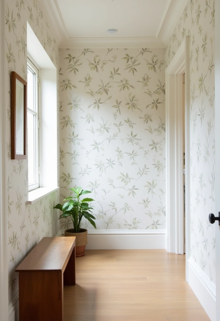 22 Japandi Hallway Design Ideas - 9. Subtle Patterns