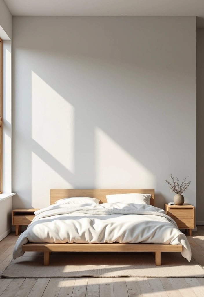 22 Majestic Modern Mountain Bedroom Ideas - 12. Minimalist Approach