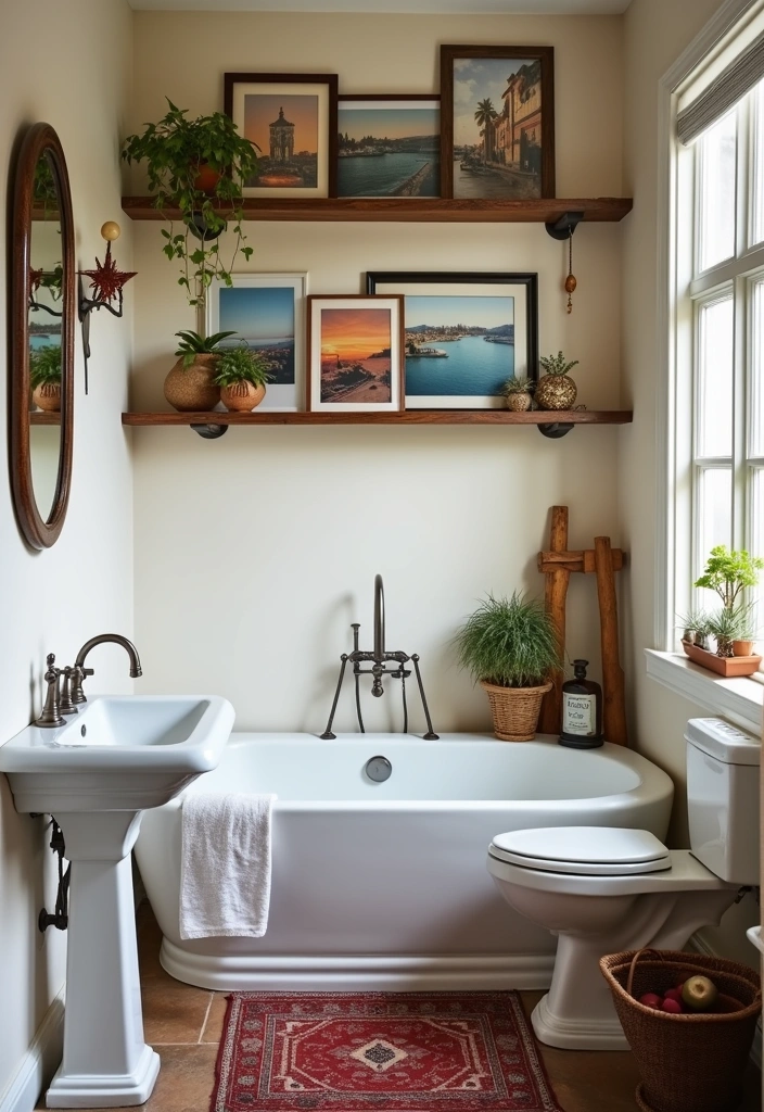 23 Boho Bathroom Decor Ideas - 15. Personalized Touches