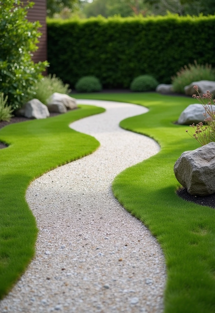 23 Minimalist Garden Ideas for Stunning Outdoor Decor - 5. Gravel Pathways