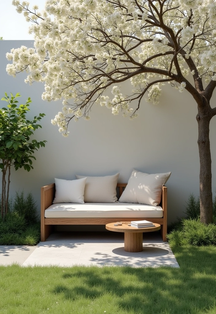 23 Minimalist Garden Ideas for Stunning Outdoor Decor - 7. Simple Seating Areas