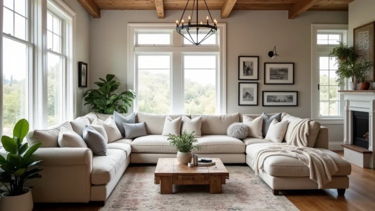 23 Stunning Modern Farmhouse Living Room Ideas