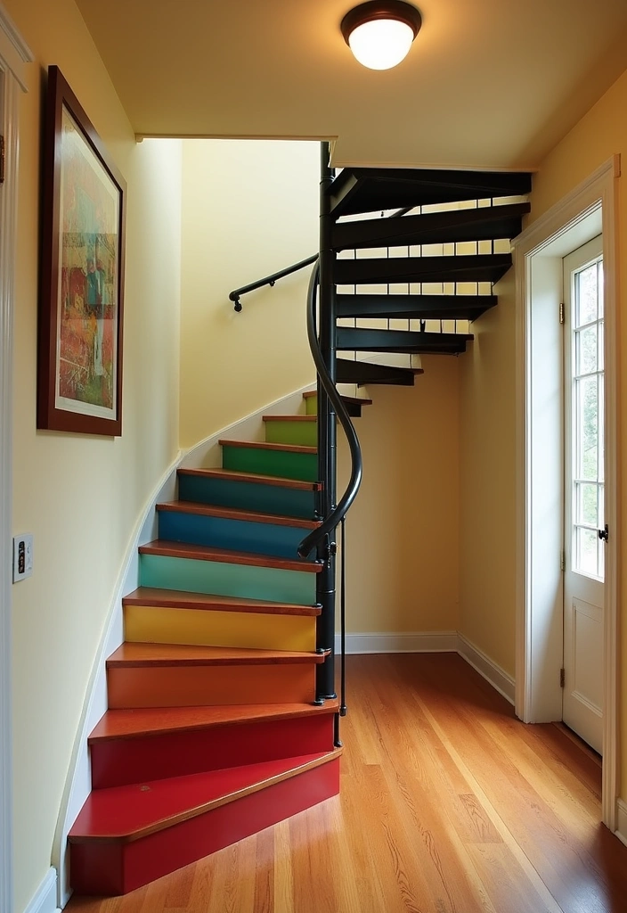 23 Unique 70s Hallway Designs Ideas - 19. Unique Staircase Designs