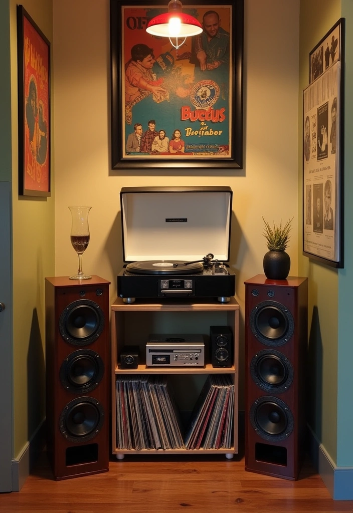 23 Unique 70s Hallway Designs Ideas - 21. Nostalgic Sound Systems