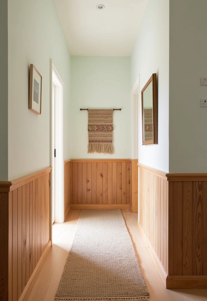 23 Unique 70s Hallway Designs Ideas - 7. Textured Wall Treatments