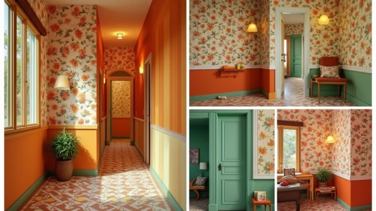 23 Unique 70s Hallway Designs Ideas