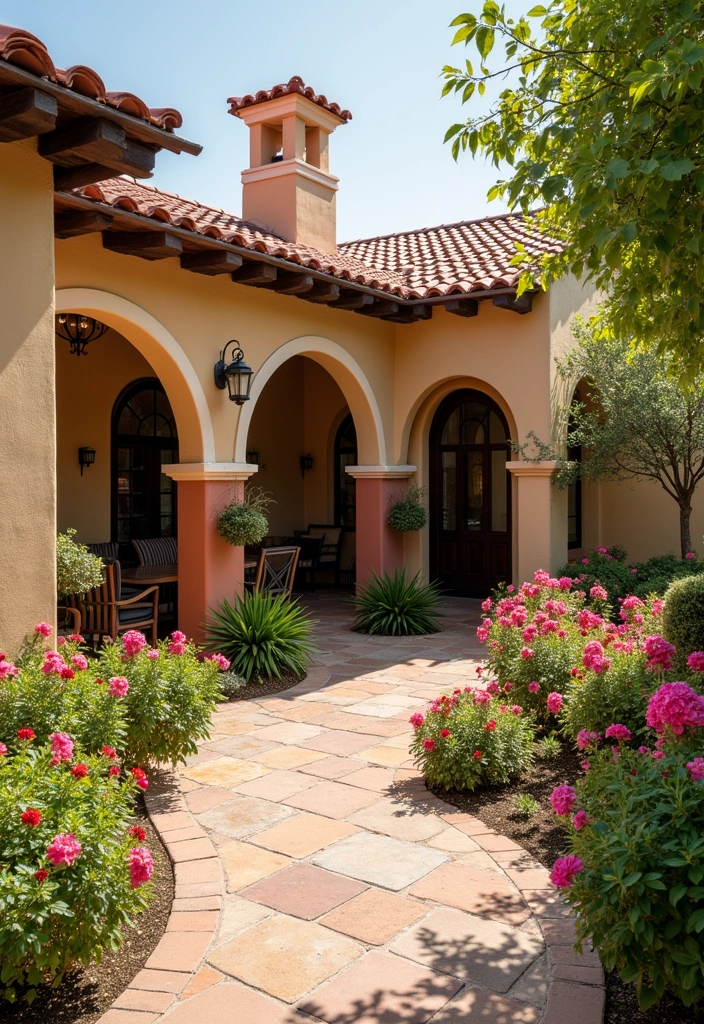 24 Beautiful California Ranch House Designs - 15. Mediterranean Ranch