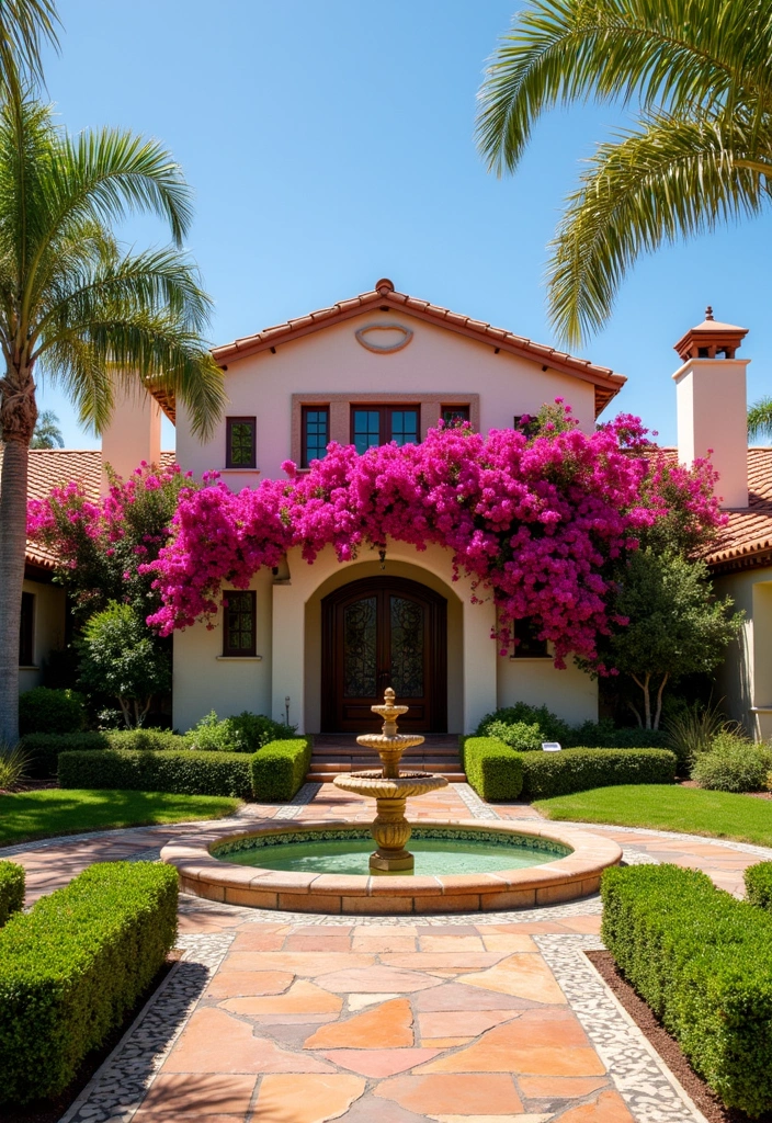 24 Beautiful California Ranch House Designs - 3. Spanish Revival Ranch