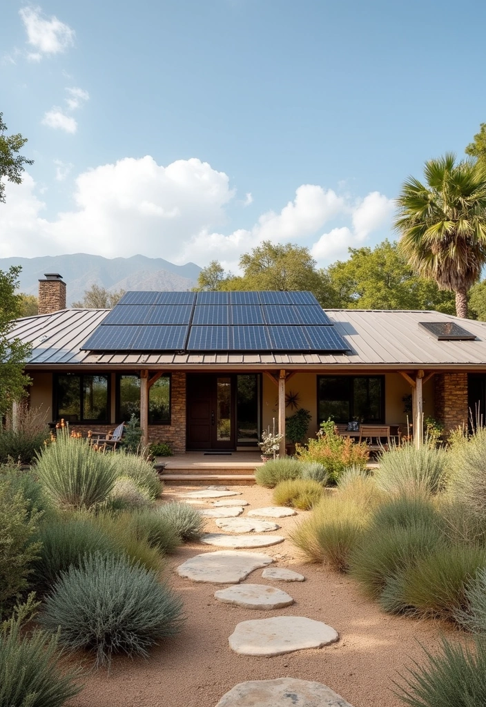 24 Beautiful California Ranch House Designs - 4. Eco-Friendly Ranch